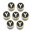 Alloy Enamel Beads LS-X-ENAM-S122-028Y-NR-1