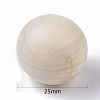 Unfinished Wood Beads X-WOOD-T014-25mm-3