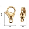 Ion Plating(IP) 316L Surgical Stainless Steel Lobster Claw Clasps STAS-H353-C-02G-A-3