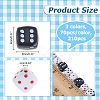 210Pcs 3 Colors Acrylic Beads FIND-HS0001-45-2