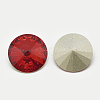 Pointed Back Glass Rhinestone Cabochons RGLA-T086-8mm-07-2