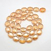 Faceted Electroplate Crystal Glass Oval Beads Strands EGLA-F059-M-2