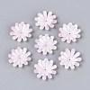 Flower Acrylic Bead Caps SACR-T017-50C-1