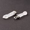 Natural Quartz Crystal Pendants G-K322-01B-3