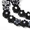 Handmade Millefiori Glass Bead Strands X-LAMP-J035-8mm-01-5