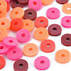 4 Colors Handmade Polymer Clay Beads CLAY-N011-032-21-1