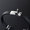 201 Stainless Steel Constellation Beaded Bracelet ZODI-PW0001-044H-2