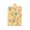 Synthetic Turquoise Pendants LS-STAS-H253-01B-G-1