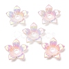 UV Plating Opaque Acrylic Beads AC-CBA99FE-04-F-1