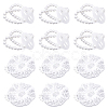 12Pcs 2 Styles Plastic Imitation Pearl Stretch Bracelets BJEW-GF0001-02-1