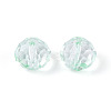 Baking Paint Transparent Glass Beads GLAA-N011-10mm-07-2