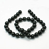Natural Obsidian Beads Strands X-G-G099-16mm-24-2