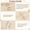 30Pcs Brass Clip-on Earring Findings KK-GA0001-54G-3