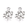 304 Stainless Steel Pendant Rhinestone Settings STAS-T067-44P-1