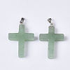 Natural Green Aventurine Pendants X-G-S358-001D-2
