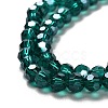 Electroplate Glass Bead Strands EGLA-R015-4mm-13-3