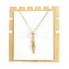 Stainless Steel Macrame Pouch Braided Gemstone Holder Pendant Necklace Making PW-WG22781-04-1