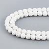 Synthetic Lava Rock Beads Strands G-S247-6mm-08-1-4