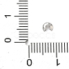 Brass Crimp Beads Covers KK-C156-08A-P-3