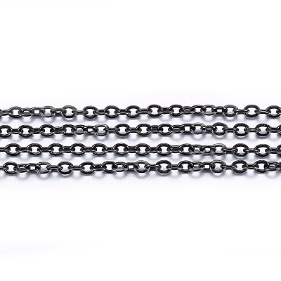 Handmade 304 Stainless Steel Cable Chains STAS-P213-01B-02-1