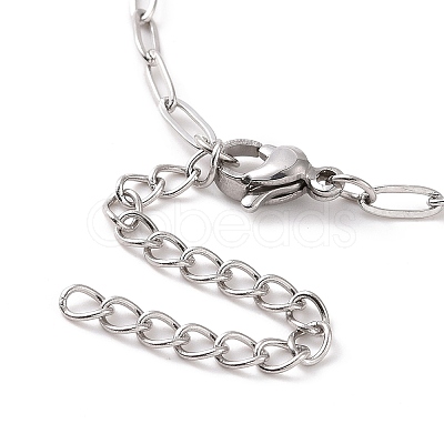 Non-Tarnish 304 Stainless Steel Cable Chain Bracelet for Men Women BJEW-E031-05G-P-1