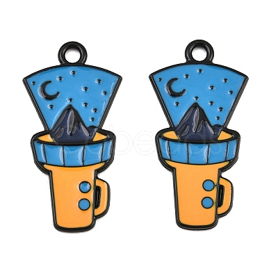 Baking Paint Alloy Enamel Pendants AL-CBA6AEB-14EB-01-1