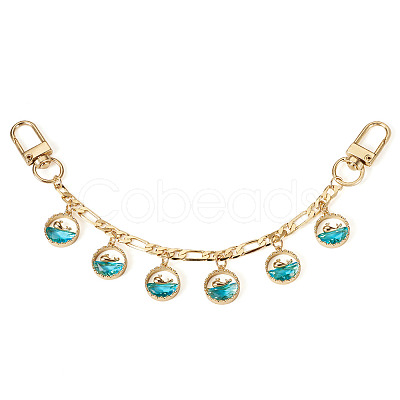 Brass Figaro Chains Bag Strap AJEW-TAC00039-1