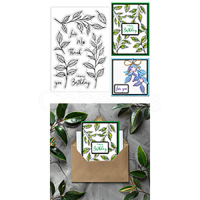 Summer Theme PVC Plastic Clear Stamps DIY-WH0631-0726-1