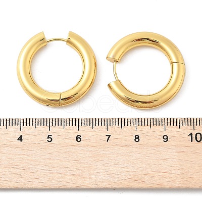 202 Stainless Steel Huggie Hoop Earrings EJEW-O087-08G-G-1