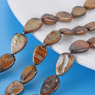 Natural Keshi Pearl Beads Strands PEAR-S021-020-1