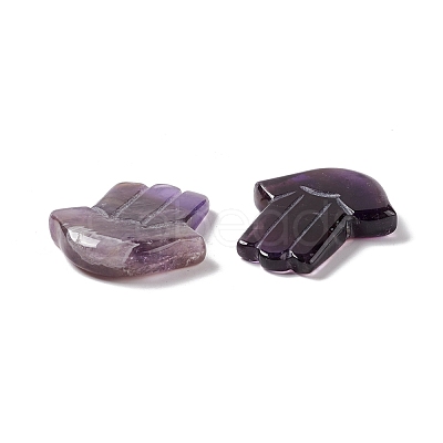 Natural Amethyst Cabochons G-E579-04A-1