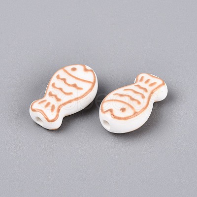 Handmade Porcelain Ceramic Beads PORC-Q005-05B-1