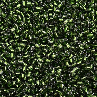 8/0 Glass Bugle Beads SEED-S032-07A-55A-1