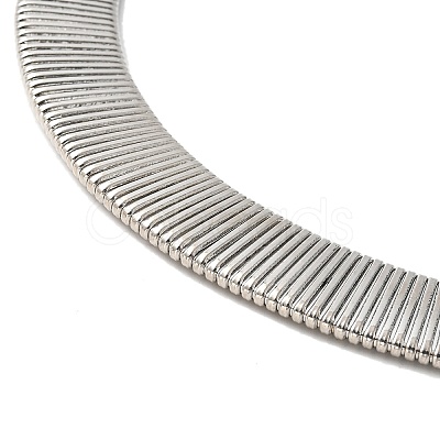 Iron Open Cuff Snake Chain Choker Necklaces for Women NJEW-M085-05P-1