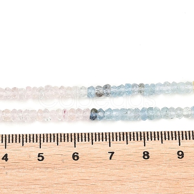 Gradient Color Natural Morganite Beads Strands G-Z152-D03-01-1