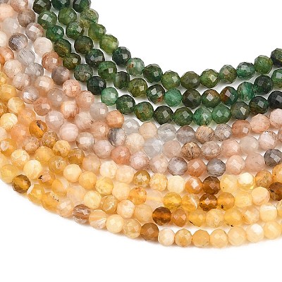 Natural Mixed Stone Beads Strands G-RM250101-E5-1