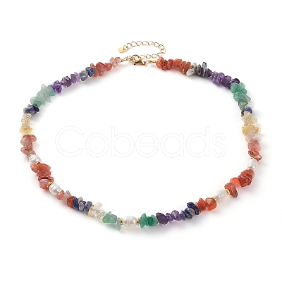 Chakra Jewelry NJEW-JN03252-1