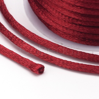 Nylon Satin Rattail Cords NWIR-L006-1mm-05-1