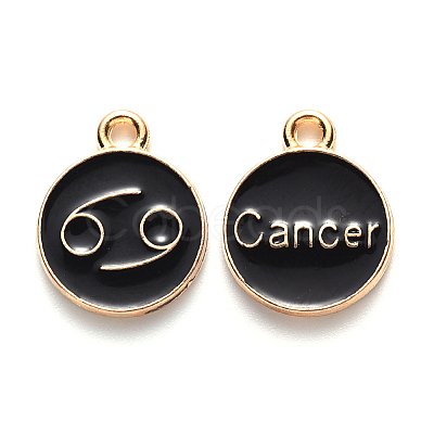 Alloy Enamel Pendants ENAM-YW0001-100A-1
