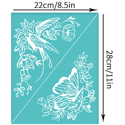 Self-Adhesive Silk Screen Printing Stencil DIY-WH0338-231-1