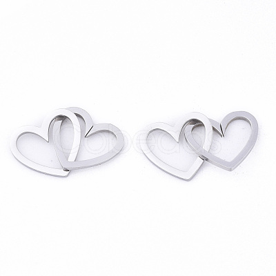 Tarnish Resistant 201 Stainless Steel Linking Rings STAS-N091-129-1
