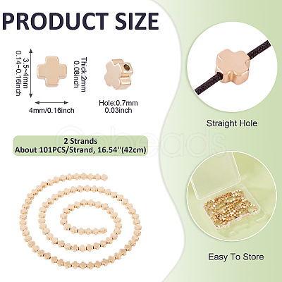 2 Strands Electroplated Synthetic Non-magnetic Hematite Beads Strands G-TA0001-63B-1