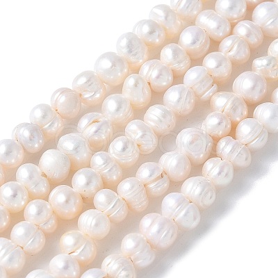 Natural Cultured Freshwater Pearl Beads Strands PEAR-I007-07L-03-1