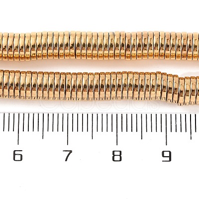 Electroplated Synthetic Non-magnetic Hematite Beads Strands G-H027-G01-04-1