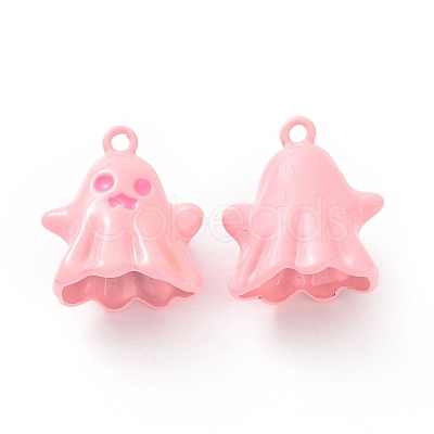 Spray Painted Alloy Enamel Pendants FIND-I037-42E-1