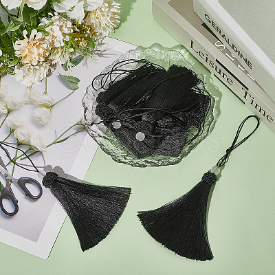 Polyester Tassel Pendants FIND-WH20031-12C-1