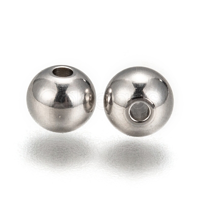 Tarnish Resistant 201 Stainless Steel Beads STAS-R033-6mm-1