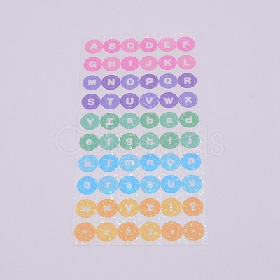Waterproof Laser Plastic Self Adhesive Stickers DIY-TAC0005-63-1