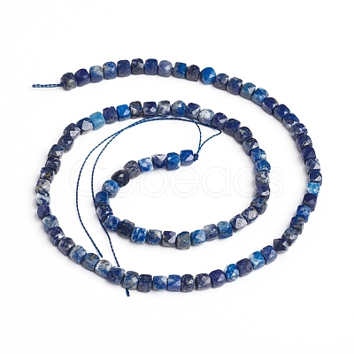 Natural Lapis Lazuli Beads Strands G-E560-A08-4mm-1