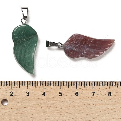 Natural Mixed Gemstone Pendants G-M424-06P-1